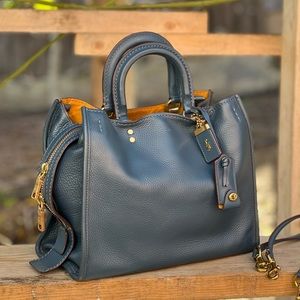 Like new, Coach Rogue 30 Dark Denim